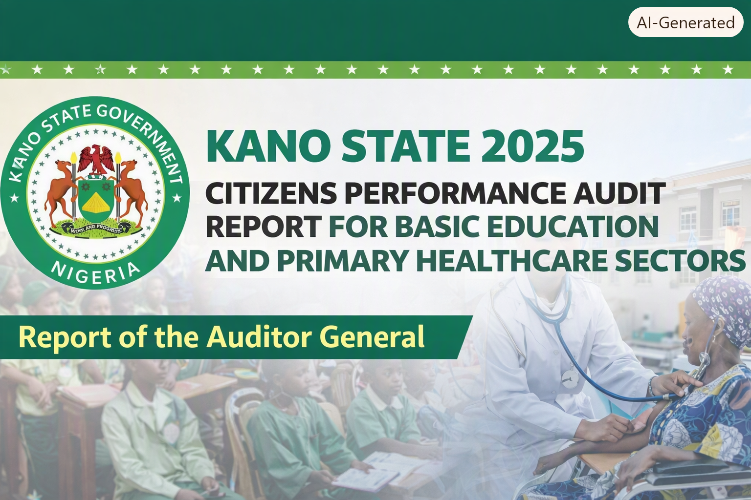 Kano State 2025 Citizens performance Audit Report for Basic Education and Primary Healthcare Sectors